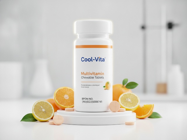 Bpom (90)SI225008741 Cool-Vita Multivitamin Chewable Tablets