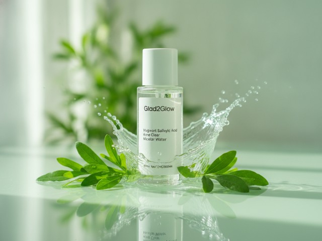 Kode Bpom (90)NA11241200944 Glad2Glow Mugwort Salicylic Acid Acne Clear Micellar Water
